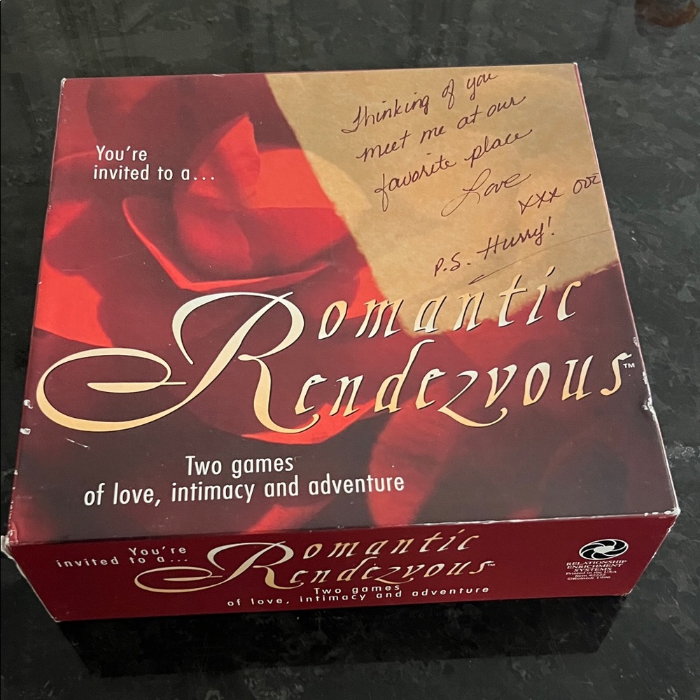 Romantic Rendezvous Couples Game - Red